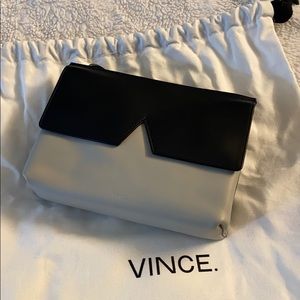 Vince black and grey cross body!